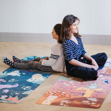 Load image into Gallery viewer, Kids Yoga Mat by Karin Lundström Design: Red Forest
