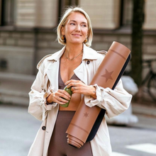 Load image into Gallery viewer, Oh la moon Super Grip Yoga Mat Beige /caramel: 3,5 mm