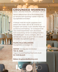 JORDMORGEN på Villa Källhagen 26/10