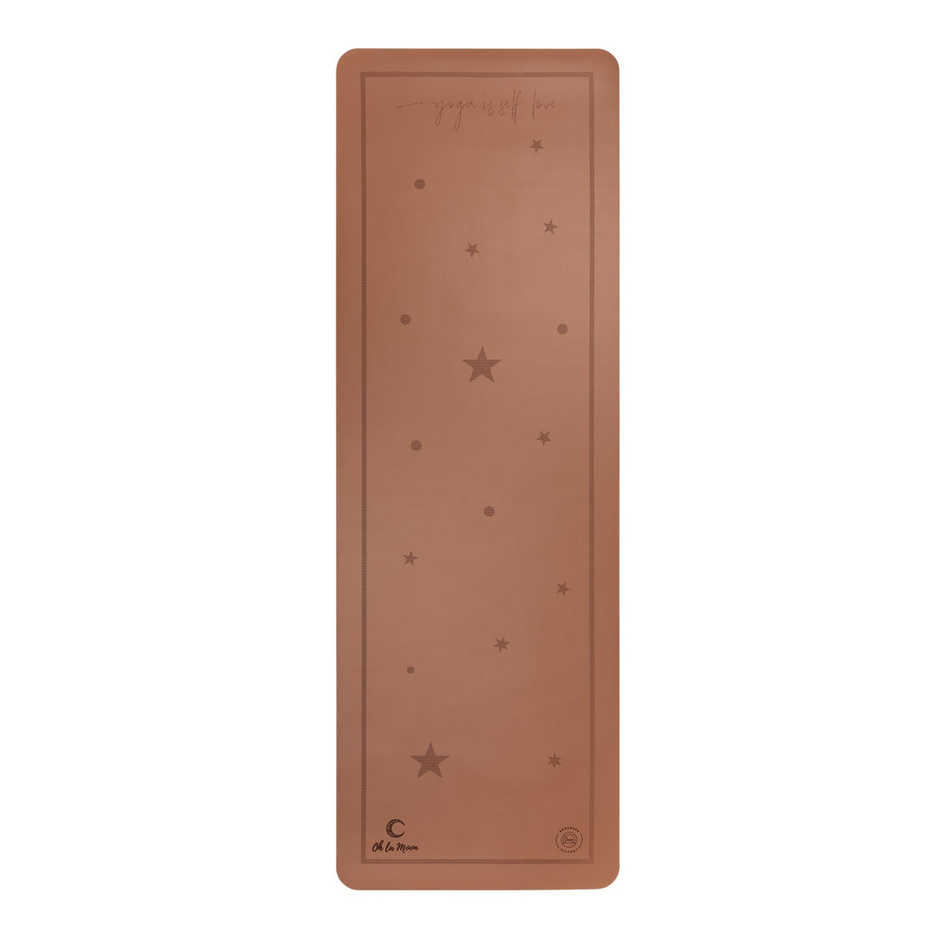 Oh la moon Super Grip Yoga Mat Beige /karamell: 3,5 mm