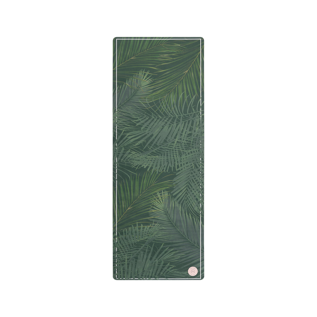 Travel Yoga Mat: Palm Springs Green – Grounded Factory