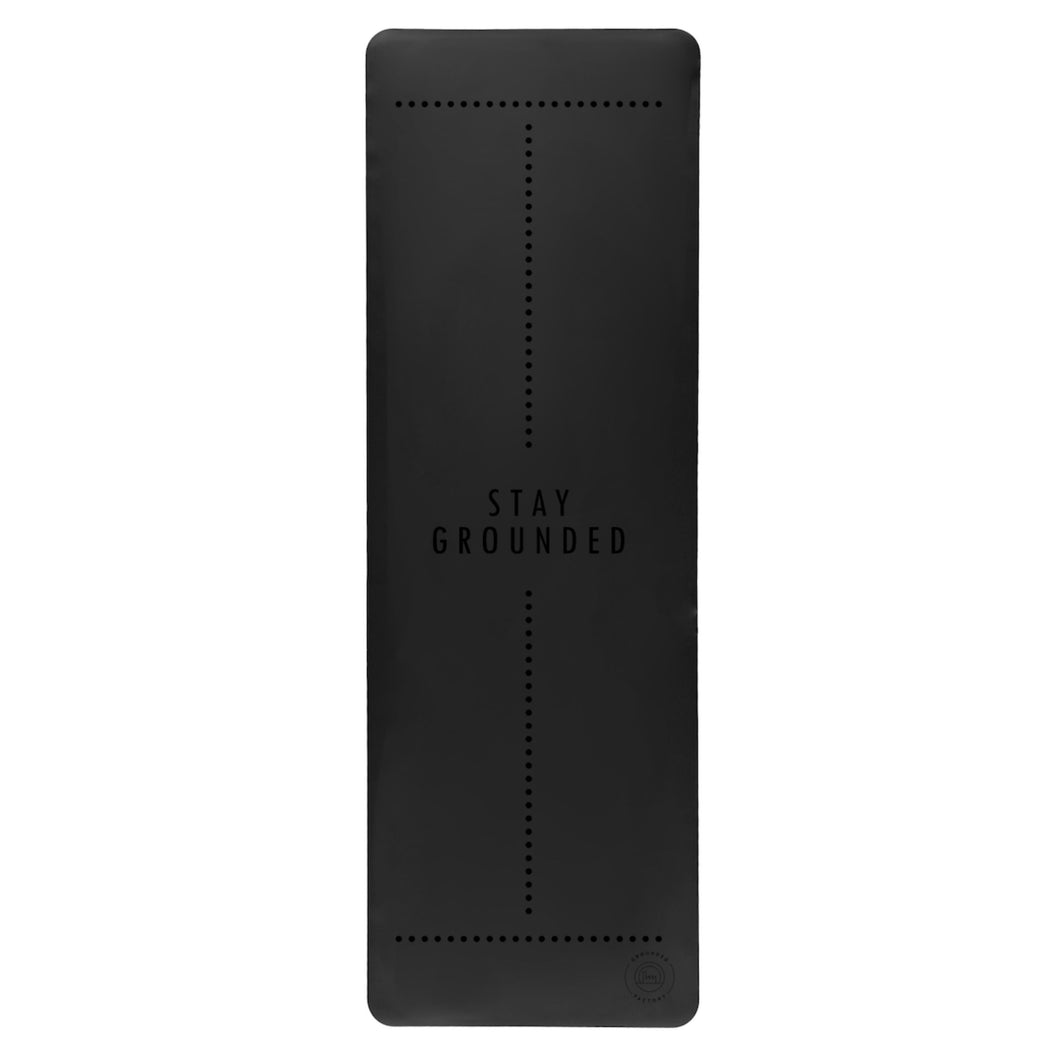 Stay Grounded Super Grip Yoga Mat Black: 3,5 mm